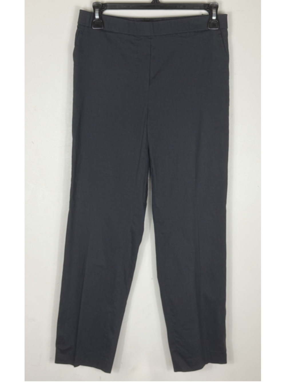 theory black pull on dress pants sz 2 ankle leg Pockets Stretch Business